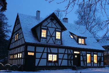 Im Winter bei Nacht.