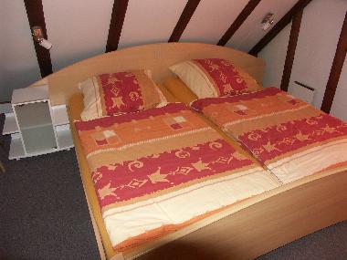 Doppelbett oben