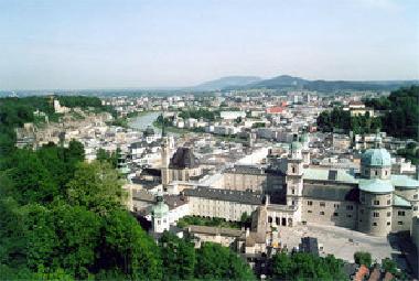 Salzburg Stadt von Festung aus