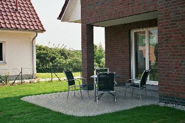 Blick auf Terasse