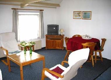 die Wohnung fuer 2 Personen, das Wohnzimmer
