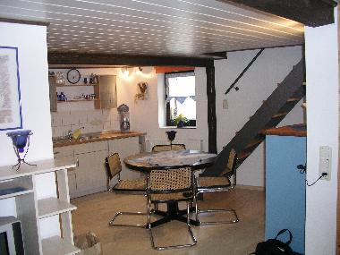 Blick von TV-Ecke in Kche