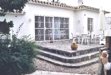 Blick auf die Terrasse