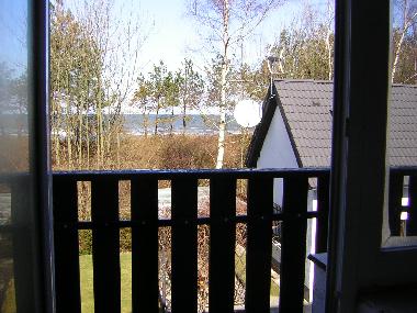 Balkonaussicht im Herbst