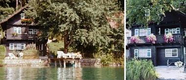 Ferienhaus Putz mit eigenem Steg und Privatstrand