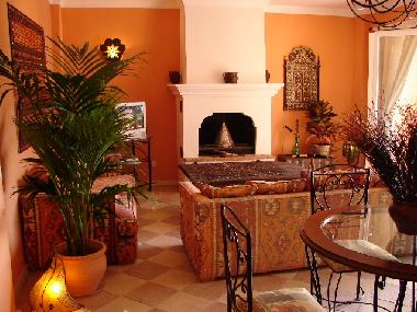 Blick ins Wohnzimmer