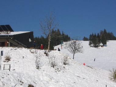 Im Winter: Skifahren auf dem nahgelegenen Ruhestein