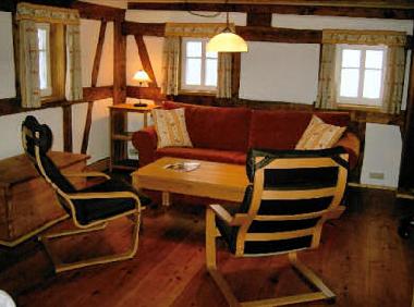 Wohnung 2 im Obergeschoss: Wohn / Schlafzimmer