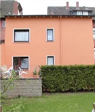 R�ckansicht des Ferienhauses