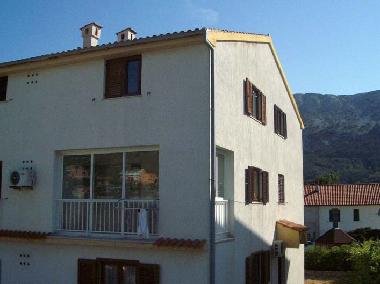 Die AU�enansicht, der Balkon