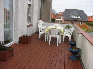 20 qm groe Dachterrasse