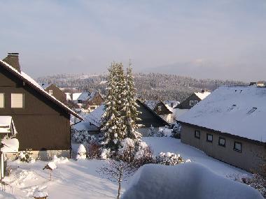 Aussicht vom Balkon