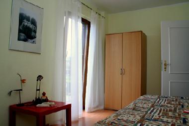Schlafzimmer mit auf Wunsch zwei Einzelbetten