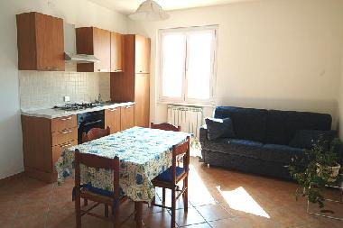 Wohnzimmer mit Sofabed