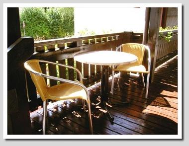 Balkon mit Sitzm�glichkeit