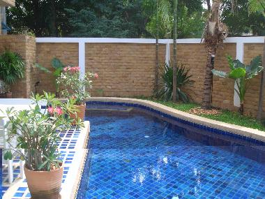 privater Swimmingpool (uneinsehbar von auerhalb)