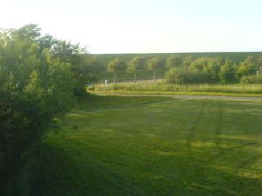 Balkon Aussicht zum Deich