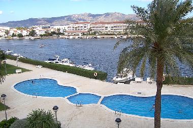 Blick vom Balkon auf den Maurici-See