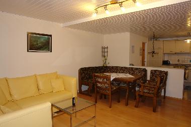 Wohnzimmer mit Eecke