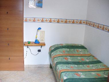 Schlafzimmer mit Einzelbett