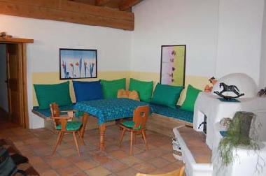 Wohnzimmer mit Kamin