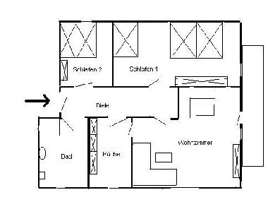 Wohnungsgrundriss