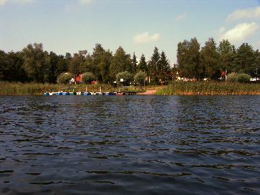 Bootssteg am Glammsee