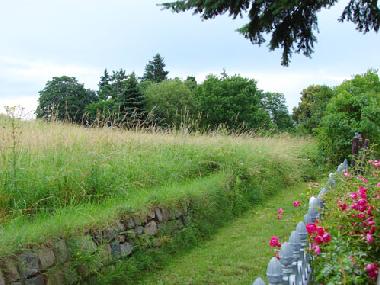 Gleich hinter dem G�stehaus das Naturfl�chenschutzgebiet