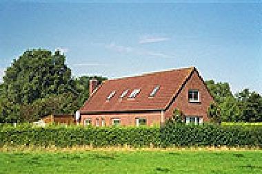 Hausansicht Ferienhaus in Hartward an der Nordsee