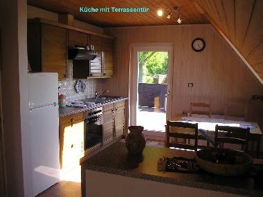 Kche mit Terrassentr