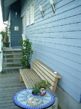 Der Eingangsbereich des Hauses...