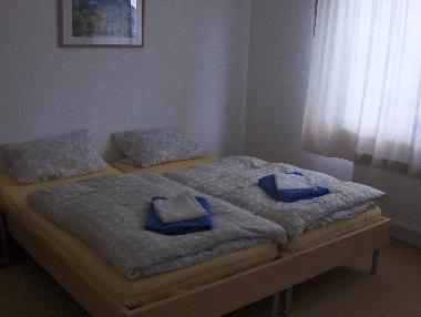 Doppelbett (auch als Einzelbetten mglich)
