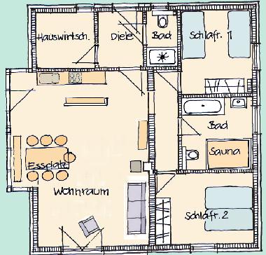 Ferienwohnung in Born a. Dar� (Fischland-Dar�-Zingst) oder Ferienwohnung oder Ferienhaus