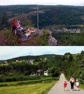 Einfach wandern oder Rad fahren bei uns perfekt!