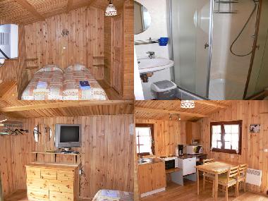 Innenansicht Schlafteil/WC + Dusche/Sat-TV/K�chenecke