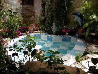 Wintergarten mit Erfrischungsbassin