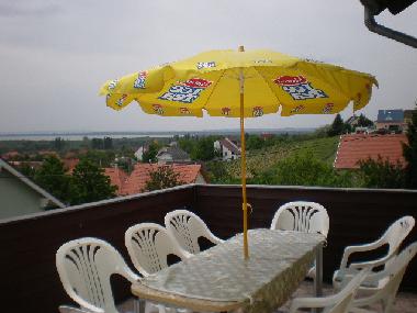 Balkon mit Balatonblick