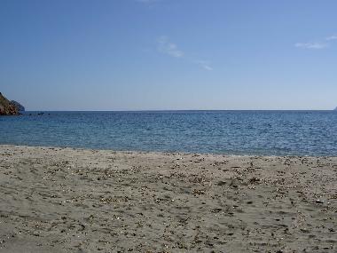 The beach in front of the house (200 mt)