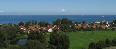 Panorama - Meerblick auf die Ostsee und den Strand von Kalifornien und Schönberger-Strand
