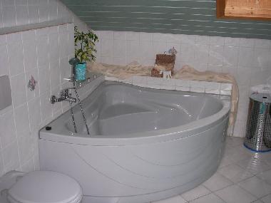 Badewanne zum Entspannen 