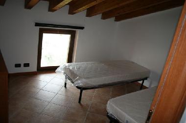 Zweite schlafzimmer mit zwei einzel betten