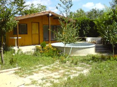 Garten mit Kinderspielplatz