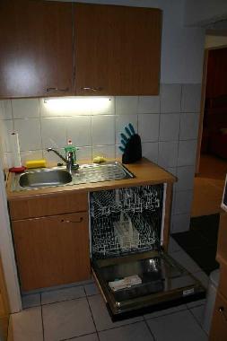 Küche: Spüle und Spülmaschine