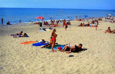 Beach close to the villa