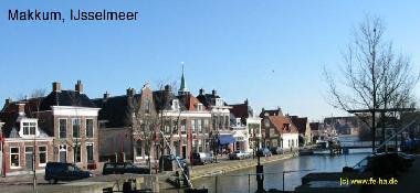 Makkum, ca. 1,5 km vom Ferienhaus entfernt