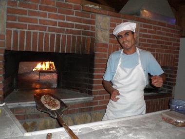 Brotofen im Restauranr