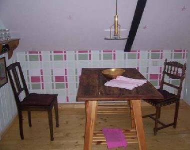 Essplatz in der Ferienwohnung