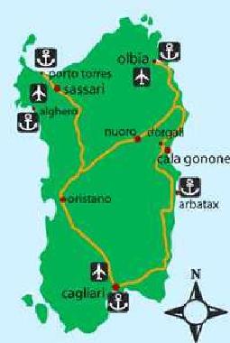 Ferienhaus in Cala Gonone (Nuoro) oder Ferienwohnung oder Ferienhaus