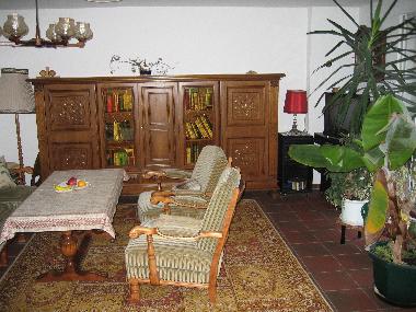 Wohnzimmer , Blick von der Kche