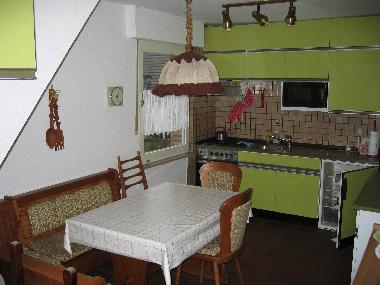 Blick von der Terrasse in die Kche